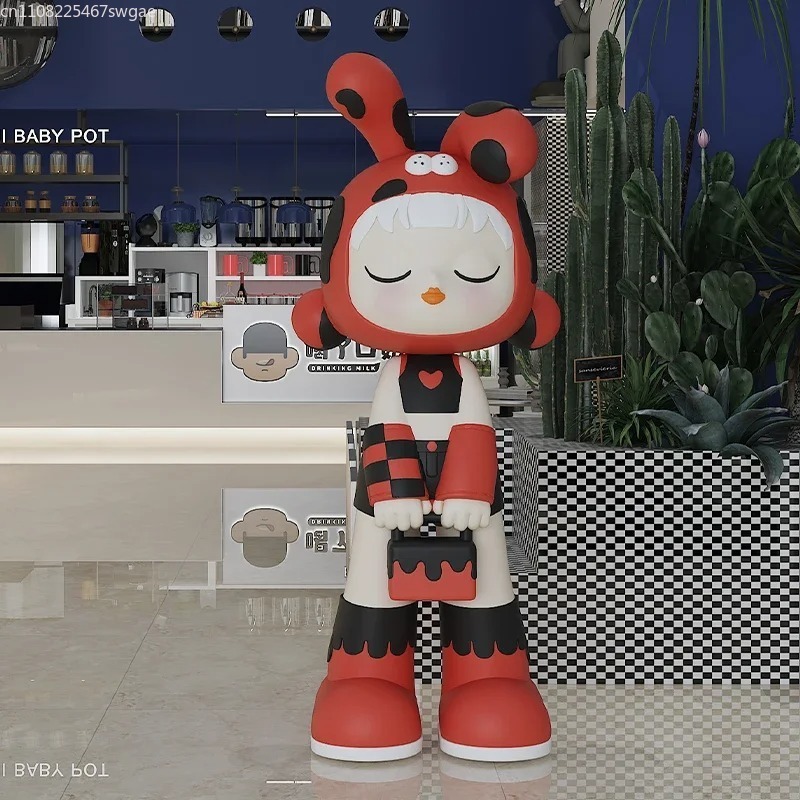 Art Cartoon Girl Statue Indoor - Crafting Resin 评论和价格