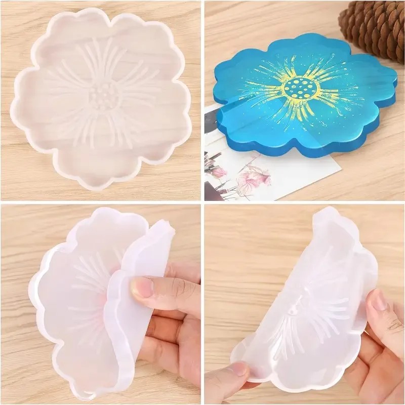 diy sakura shaped silicone res - Geode Mold Silicone 评论和价格