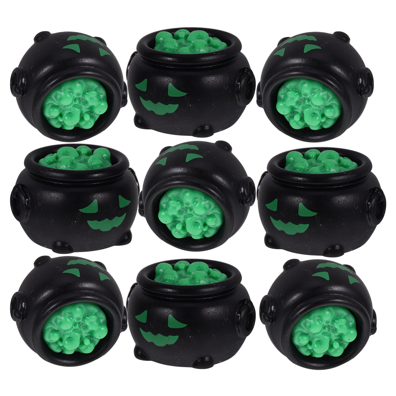 10Pcs Miniature Witch Cauldron - Crafting Resin 评论和价格