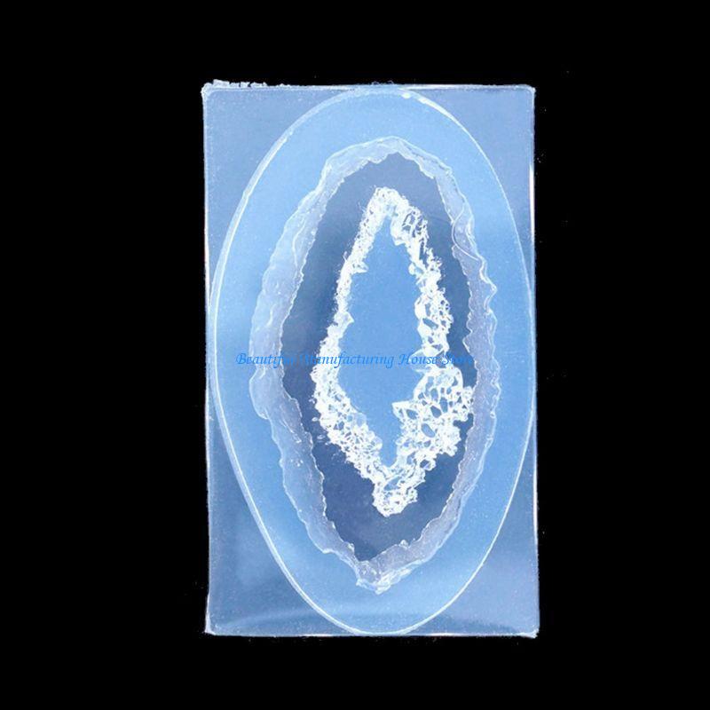 E56A DIY Crystal Rock Cluster  - Geode Mold Silicone 评论和价格