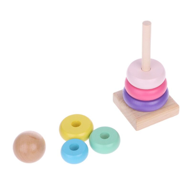 Children Rainbow Tower Ferrule - Wood Ring Blank 评论和价格