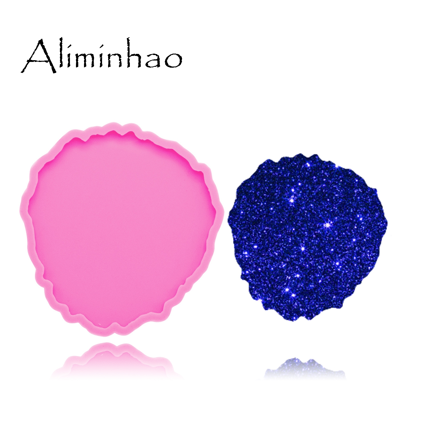 DY0278 Shiny High quality roun - Geode Mold Silicone 评论和价格