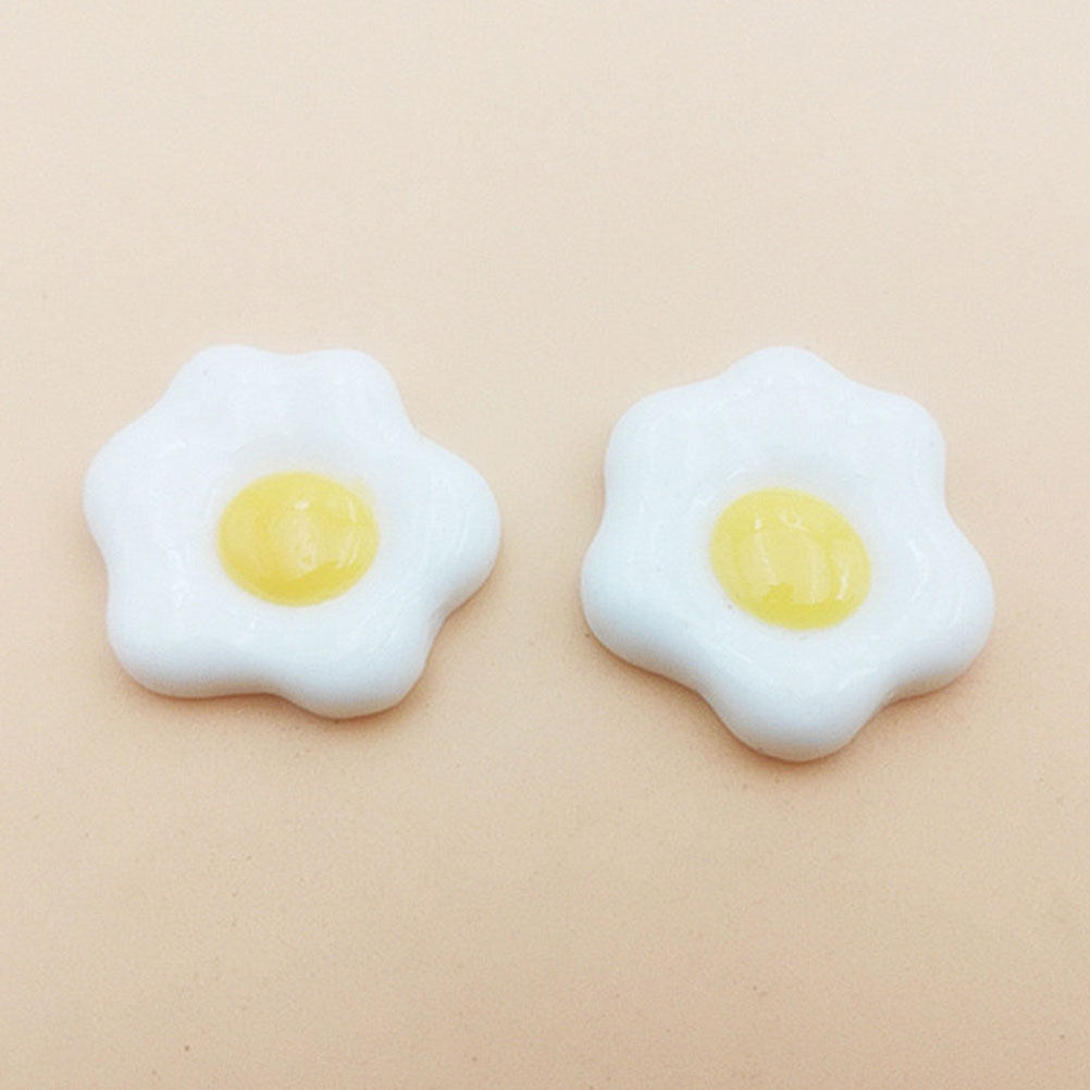 20Pcs Simulated Fried Egg Resi - Resin Craft Material 评论和价格