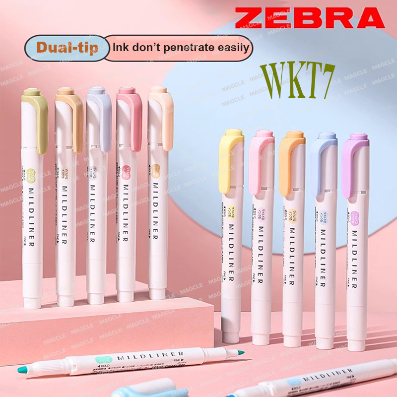 Zebra 1pcs Highlighter Pen WKT - Zebra Pen Mildliner 评论和价格