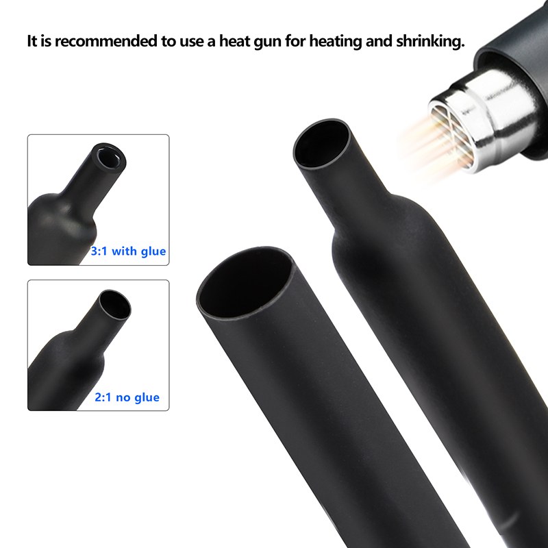 Shrinkage Tubing Kit 73~900pcs - Heat Gun Small 评论和价格