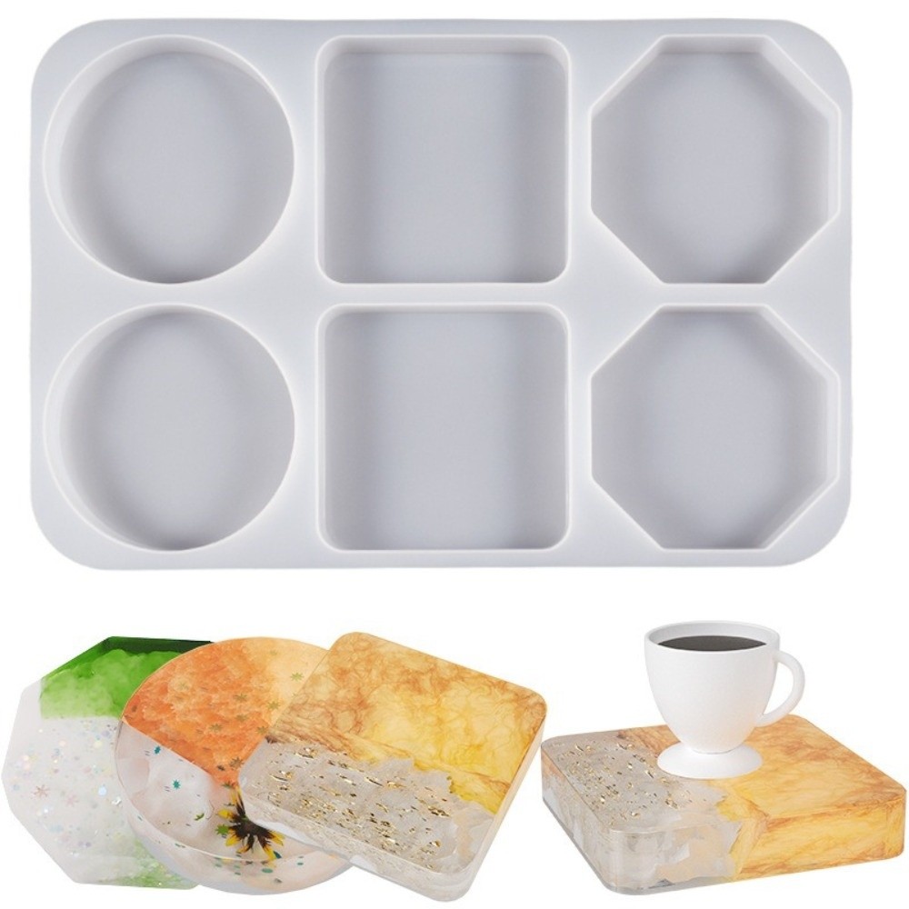 Simple Creative Coasters Silic - Coaster Mold Round 评论和价格