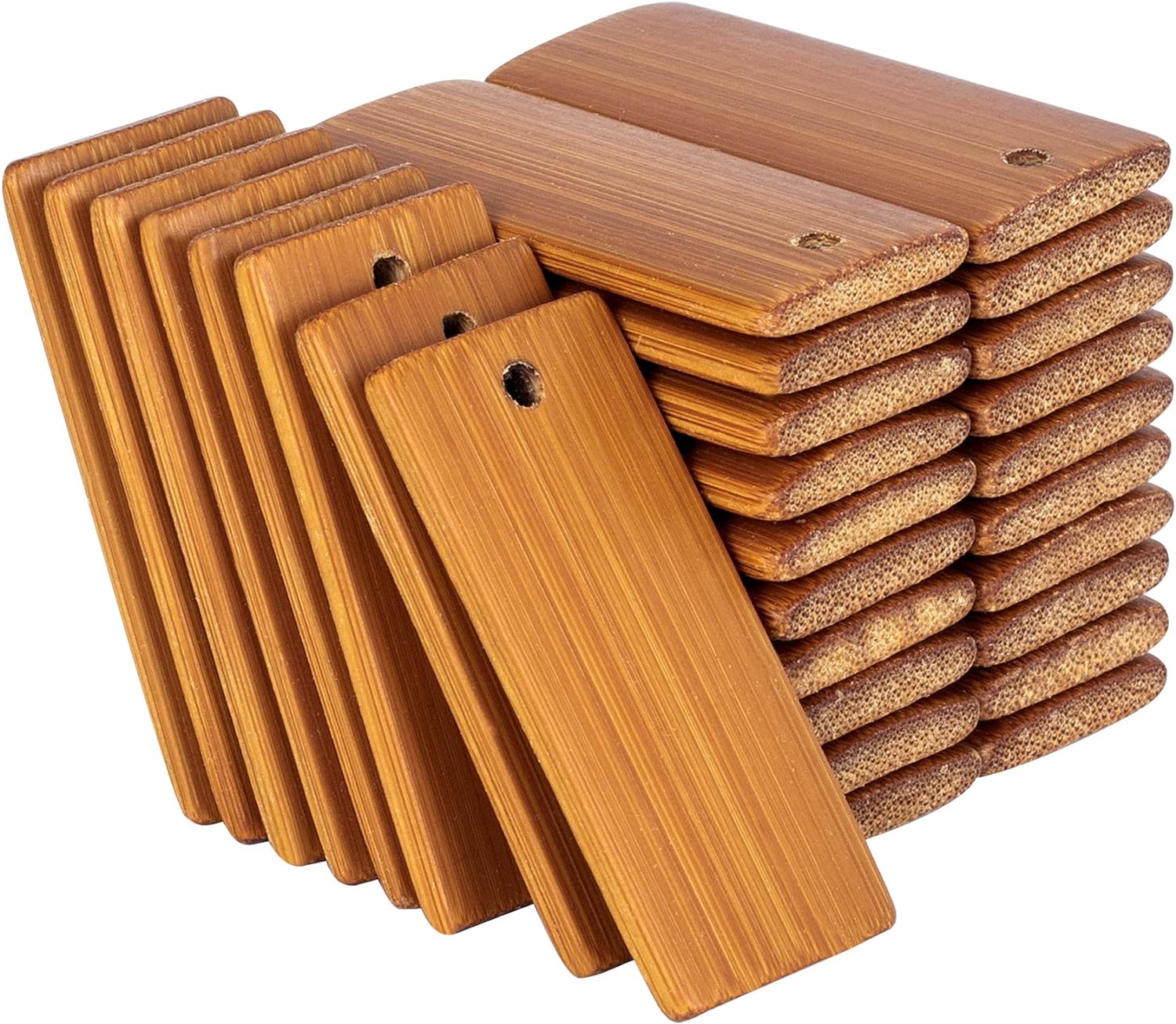 50Pcs Natural Wood Blanks 45x2 - Wood Ring Blank 评论和价格
