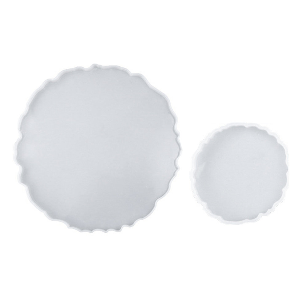 2Pcs Crystal Resin Silicone Tr - Serving Tray Mold 评论和价格