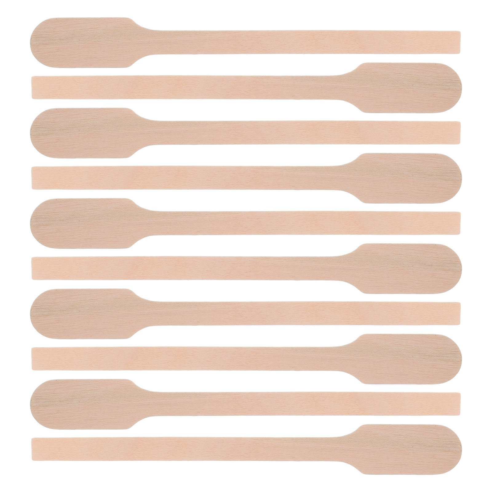 200Pcs Wood Mixing Sticks Flat - Crafting Resin 评论和价格