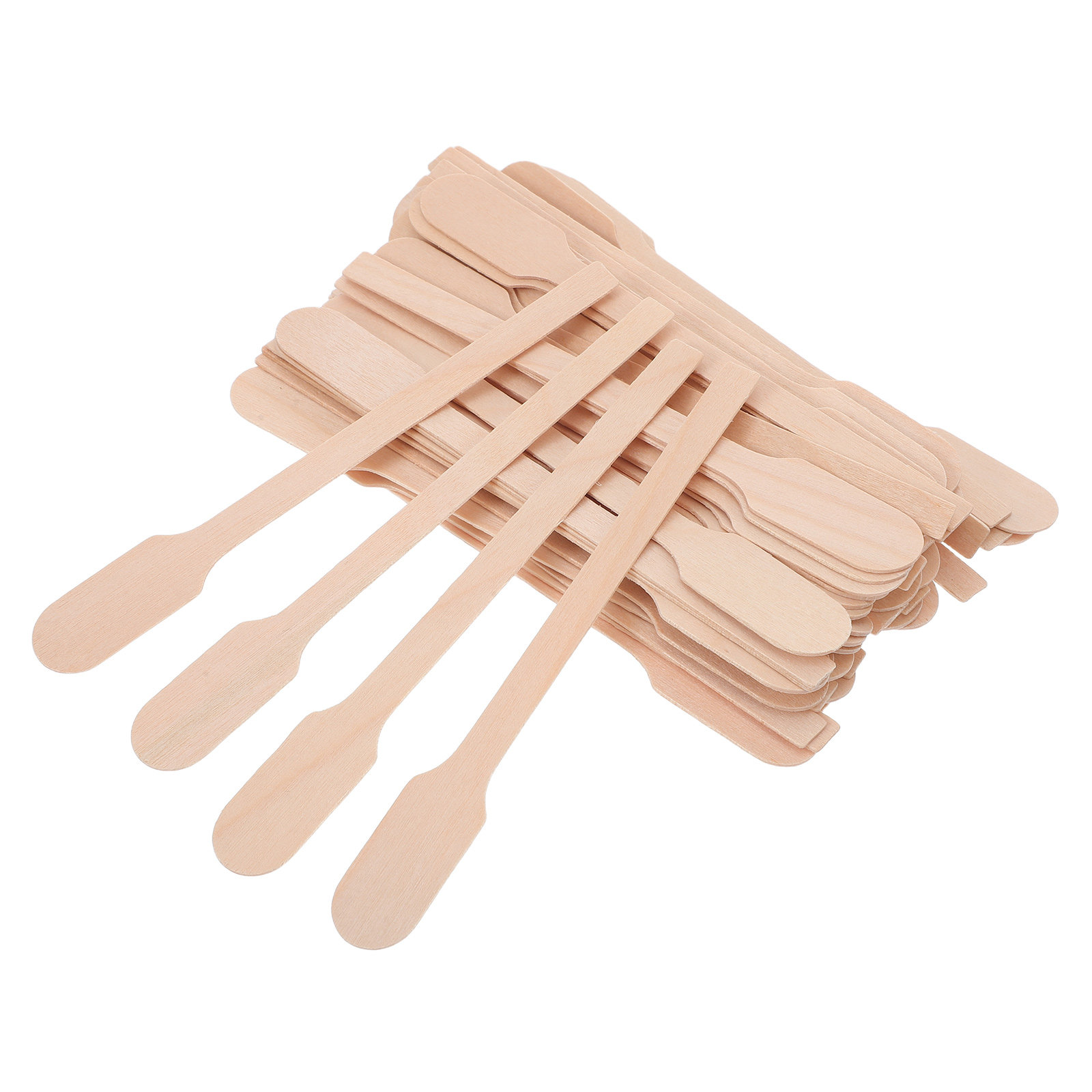 200Pcs Wood Mixing Sticks Flat - Crafting Resin 评论和价格