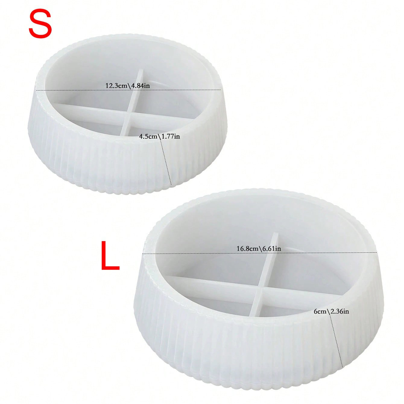 1pc Oversized Round Striped St - Coaster Mold Round 评论和价格