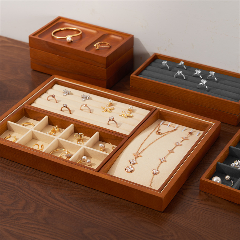 Oirlv Wooden Jewelry Organizer - Wood Ring Blank 评论和价格