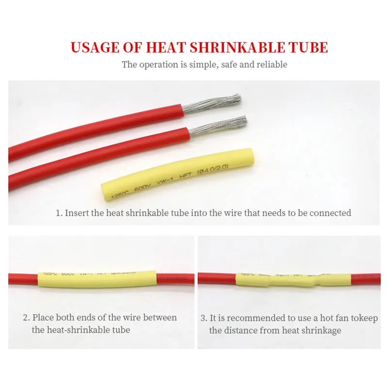 102-750pcs 2:1 Thermoresistant - Heat Gun Small 评论和价格