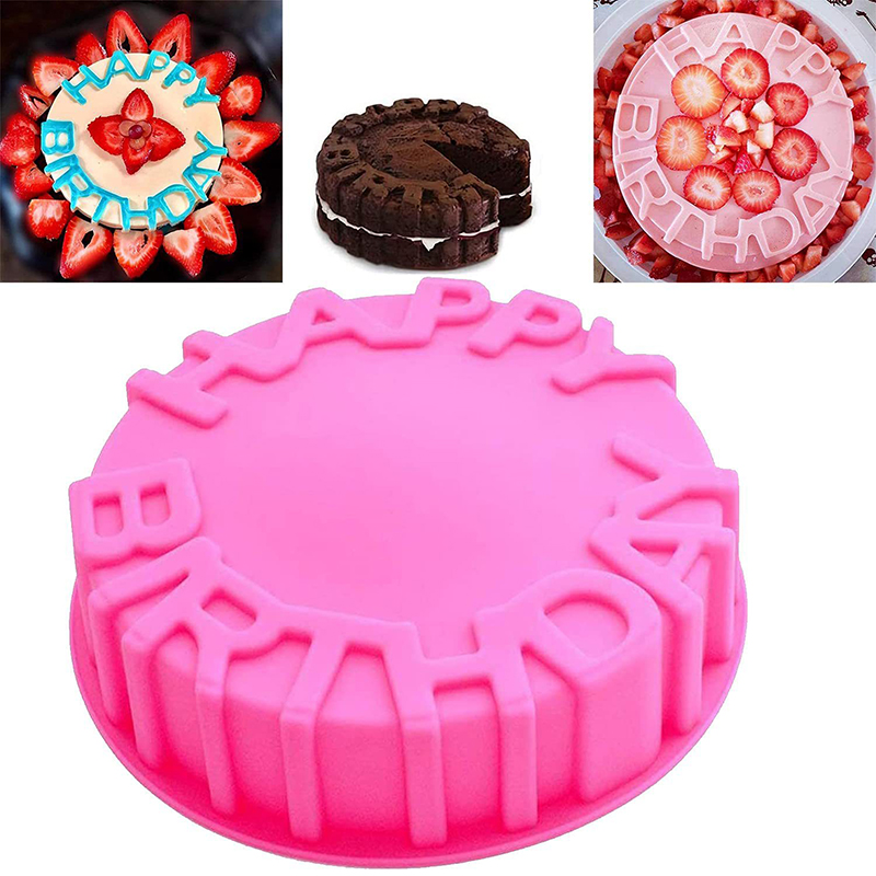 Happy Birthday Baking Pan Roun - Coaster Mold Round 评论和价格